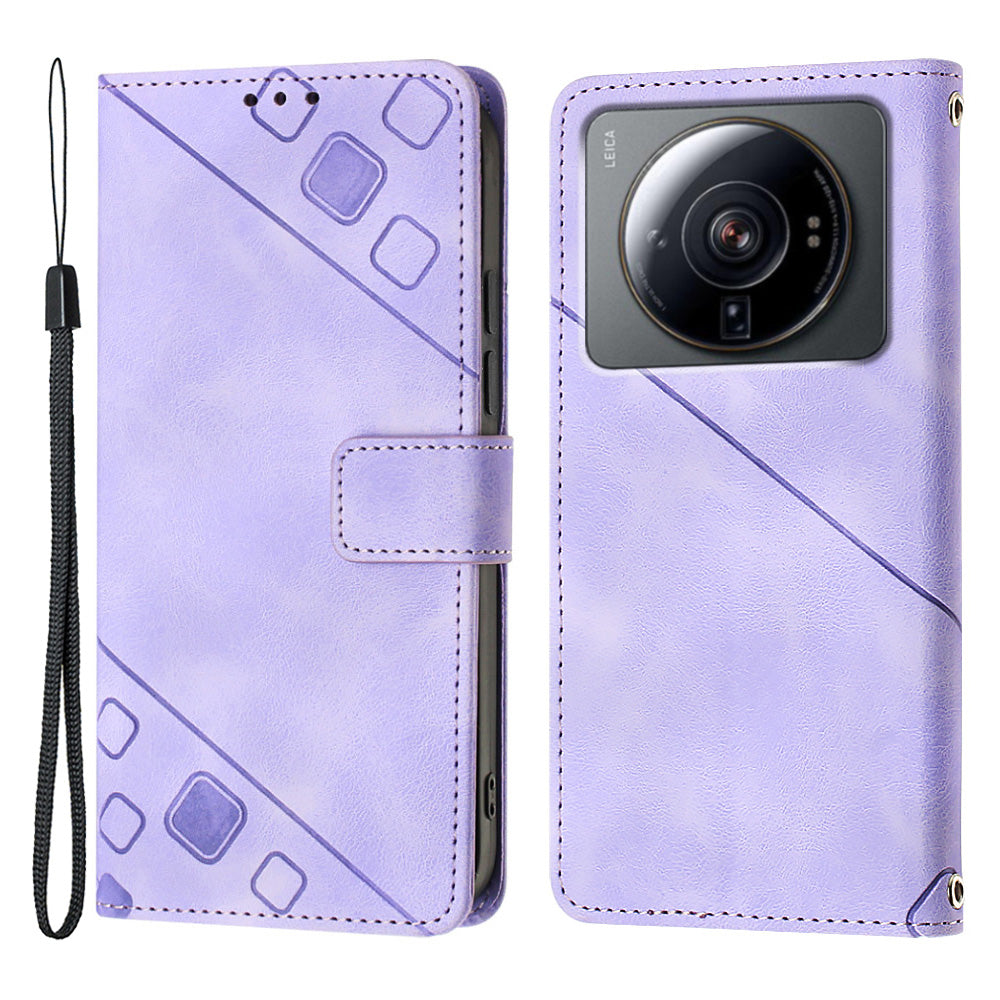 Phone Case For Xiaomi 12S Ultra 5G YB Imprinting Series-6 Skin-friendly Leather Phone Cover Stand Wallet Phone Case For Xiaomi 12S Ultra 5G YB Imprinting Series-6 Skin-friendly Leather Phone Cover Stand Wallet
